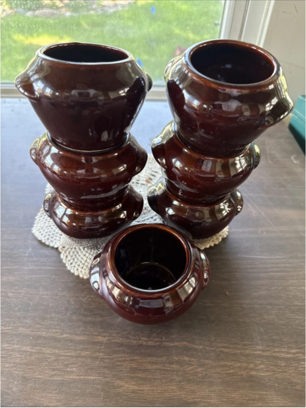 1950s Vintage 7- H. J. Heinz McCoy Bean Pots - CLEAN! - USA Stamp/Hallmark